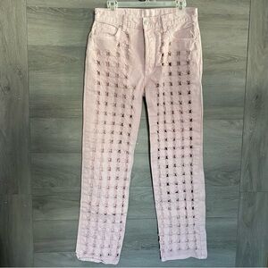 Revice Jeans Light Pink With Holes
